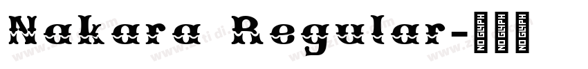 Nakara Regular字体转换